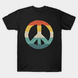 Vintage Peace Sign Retro Peace Symbol T-Shirt